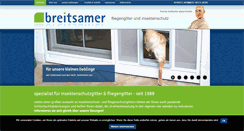 Desktop Screenshot of fliegengitter-breitsamer.com